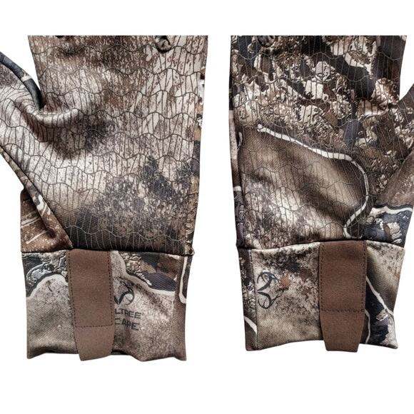Realtree Excape Men's Lightweight Camouflage Hunting Gloves Touchscreen Sz L/XL - Picture 3 of 4